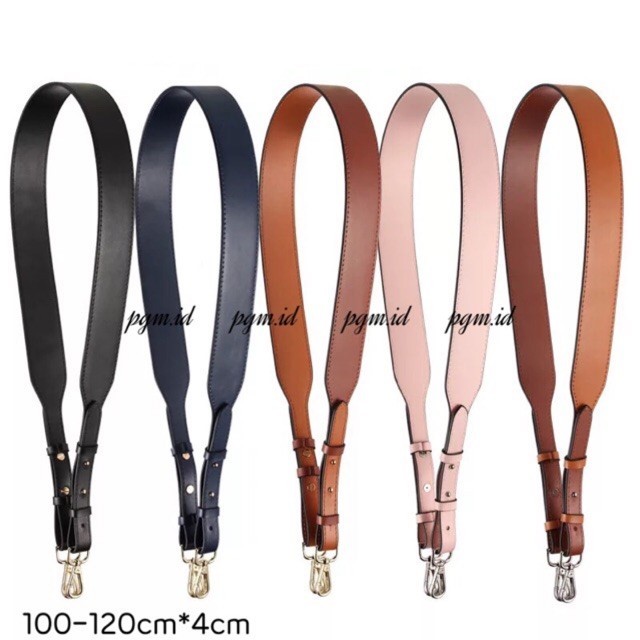 Ready stock & PO adjustable synthetic bag strap tali tas glitter dan warna polos MK