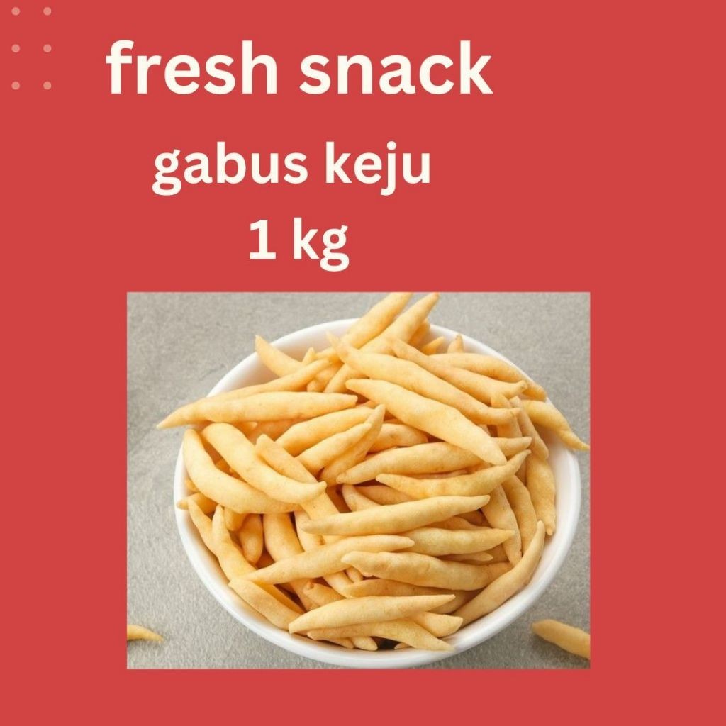 

(1kg) gabus keju > cemilan enak !! //