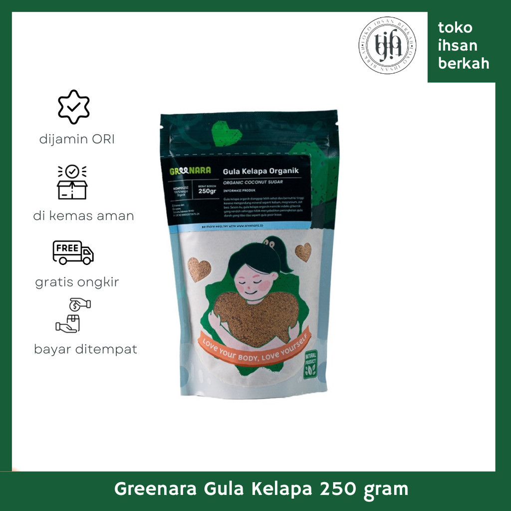 

Greenara Gula Kelapa 250 gram