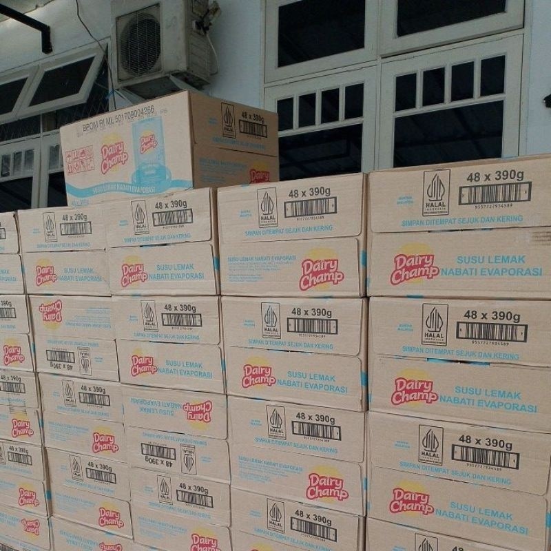 

susu evaporasi dairy champ per karton/evaporated milk dairy champ per karton/evap cair