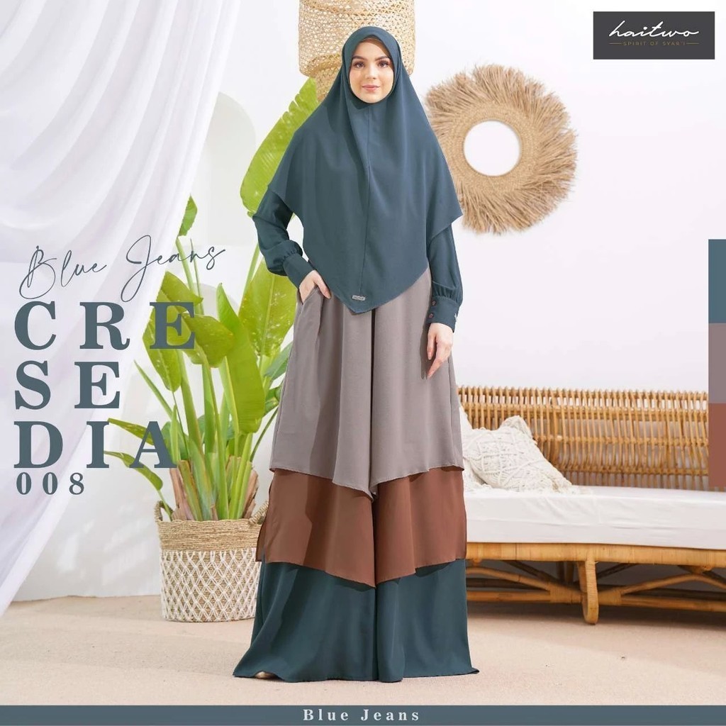 Haitwo Cresedia 008 Dress Muslimah Wanita