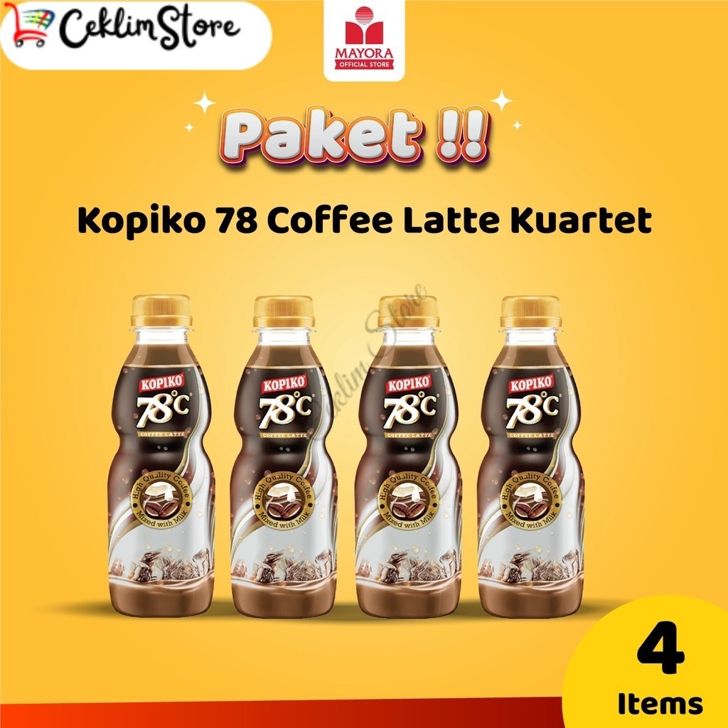 

Kopiko 78C Coffee Latte Quartet