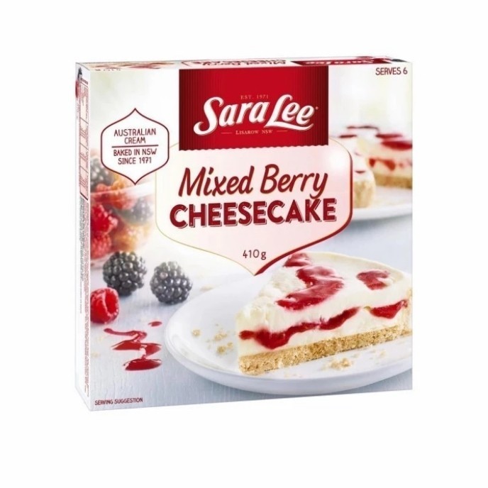 

sara Lee mixed berry cheese cake 410gr Frozen food