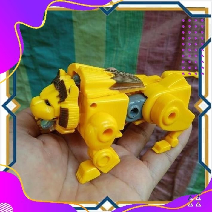 [TKD] HOKBEN TOYS ROBOT SINGA KUNING MEGAZORD