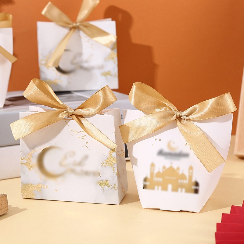 

Gift folding box / souvenir box tema Idul Fitri Lebaran Eid Mubarak