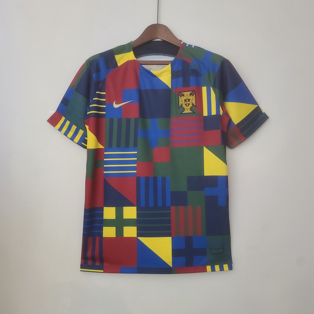 Jersey 2022 Portugal Training A172 T shirt pria