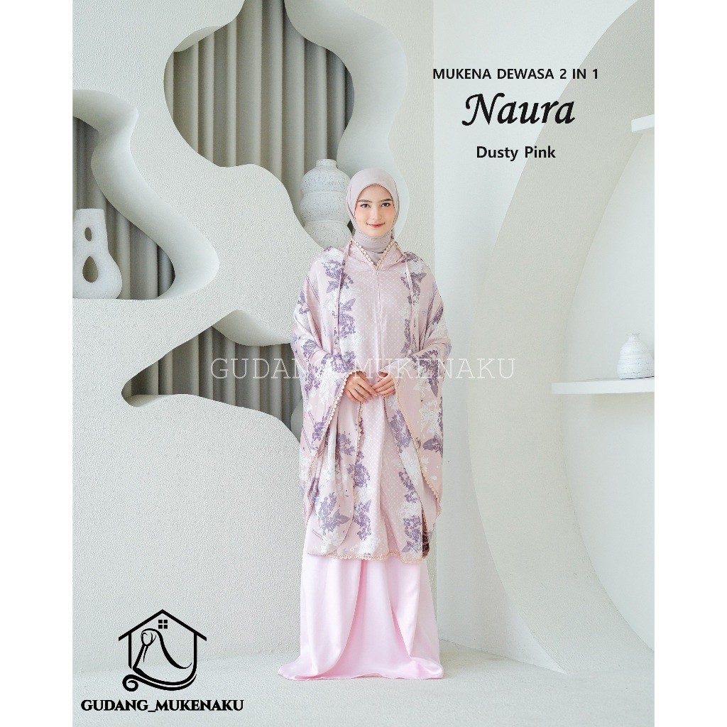 MUKENA DEWASA BAHAN SILKY PREMIUM TRAVEL 2IN1 RENDA GOLD IMPORT MEWAH CANTIK JUMBO BY GUDANG MUKENAK