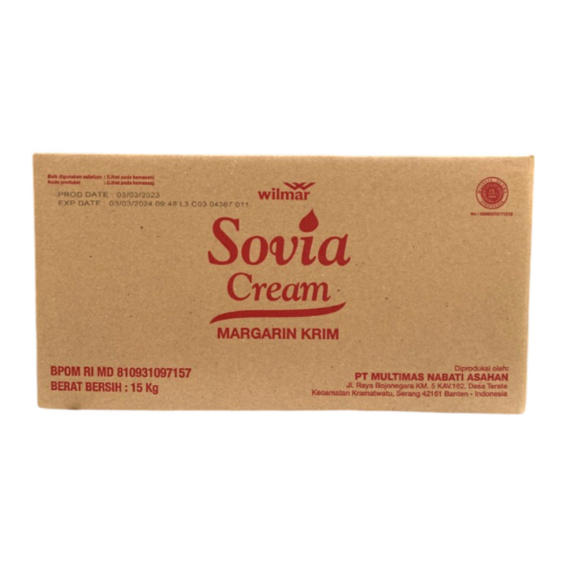 

Margarine Cream Sovia 15kg - Sovia krim Margarine 15kg