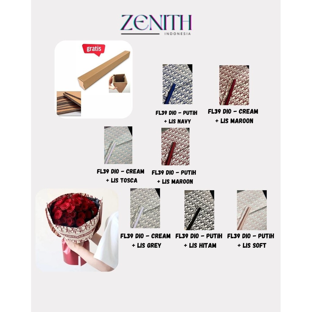

Zenith - FL39 BRAND Kertas Bunga Paper Buket Motif Cellophane