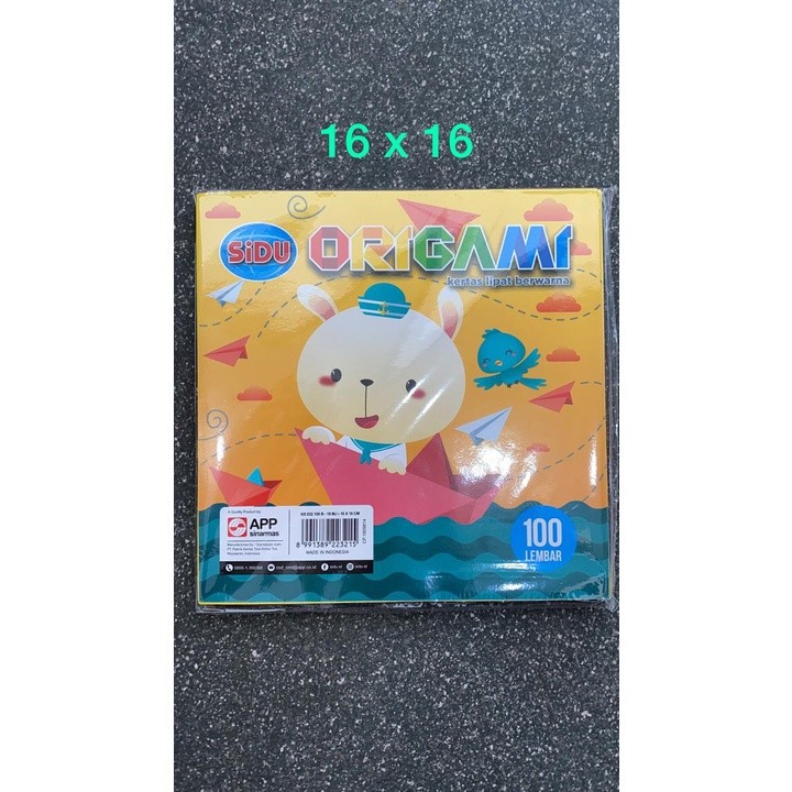 

NAT - KERTAS LIPAT / KERTAS ORIGAMI 100 LEMBAR BESAR SIDU