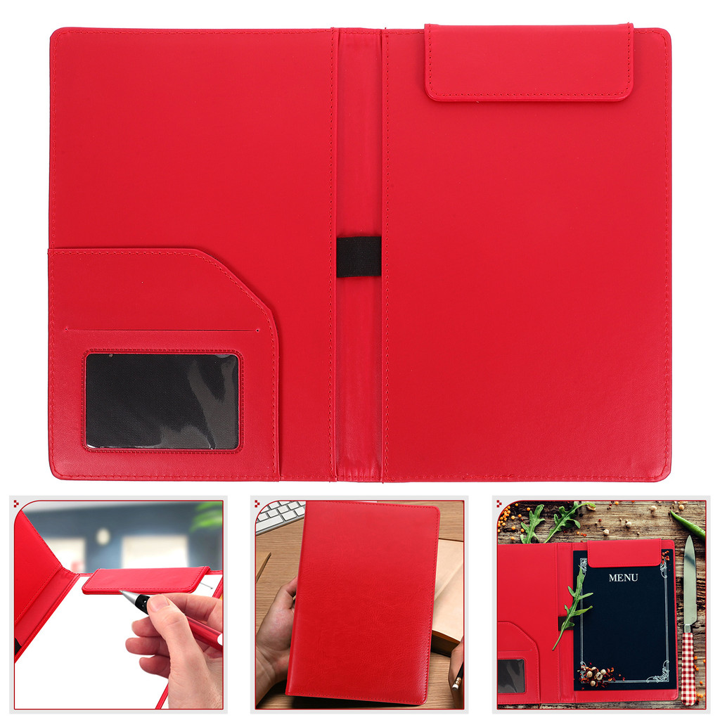 

Portable Clipboards Paper File Organizer Folder for Work Writing Support Red Currency Organizing Multi functional Efficient