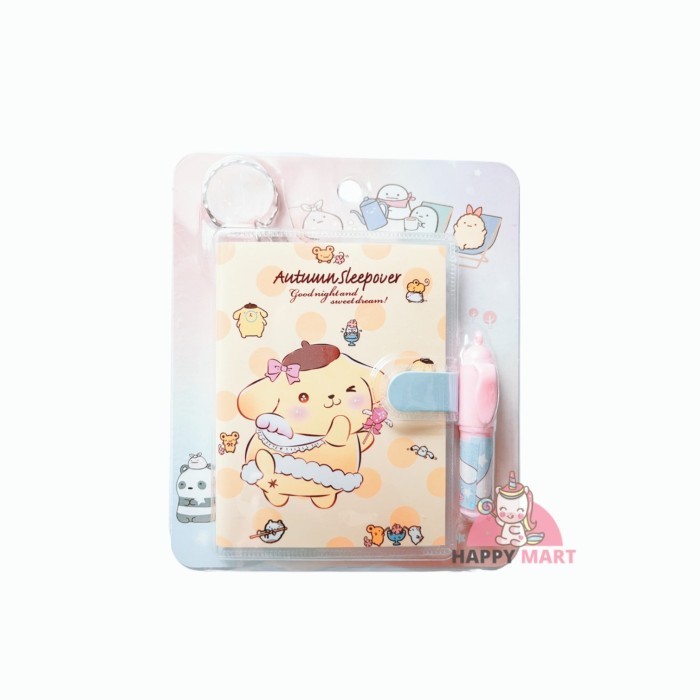 

notes melody / kuromi + pen NEW / CINAMONROLL - Pompompurin new
