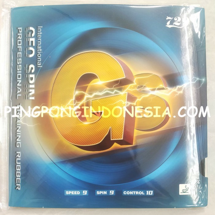 729 Geospin -Karet Rubber 729 GS 729 Geo Spin Pingpong RITC Friendship - Hitam