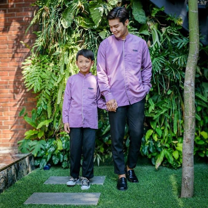 "R.V.Shop" - SALE couple harga satuan baju koko muslim motif ahmad terbaru dewasa dan anak pria kurt