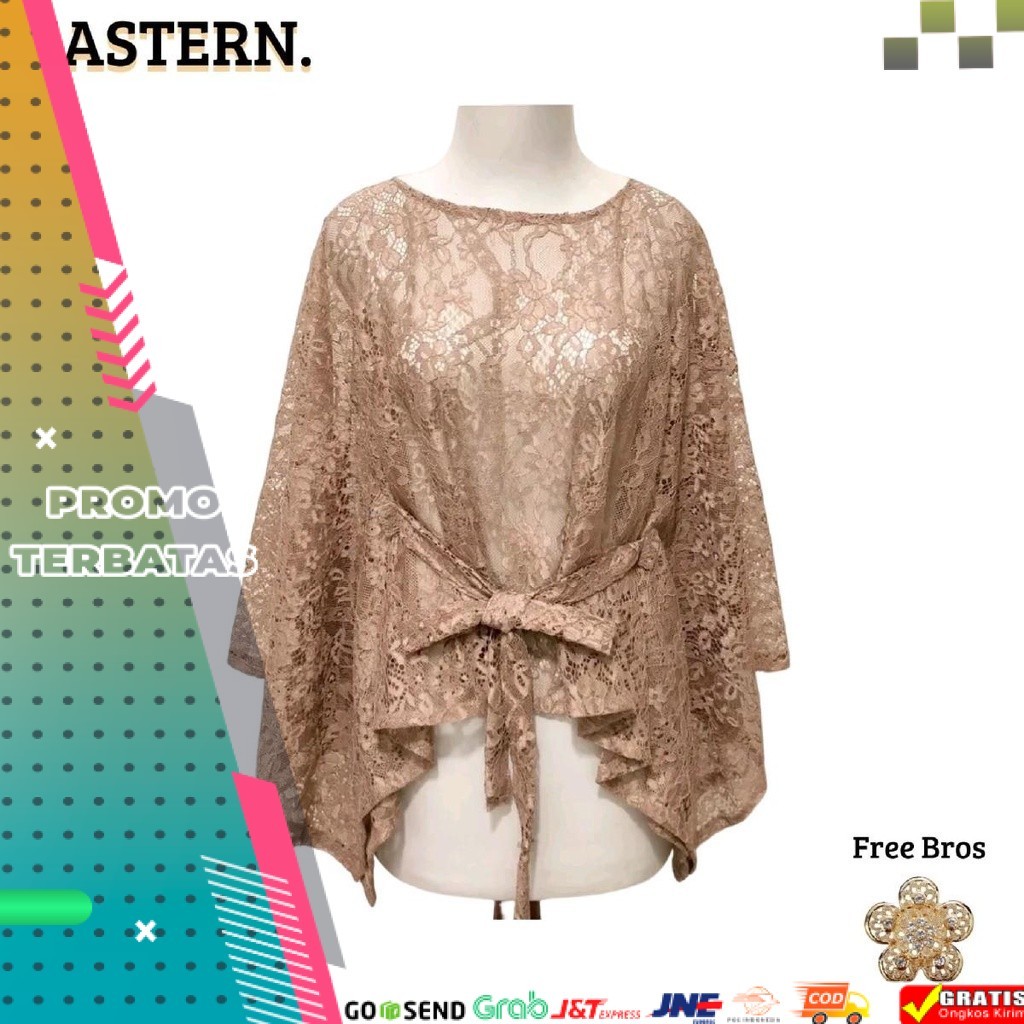 Atasan Brokat Kondangan Kebaya Simple Elegan Graduation Elegan untuk Berhijab high quality