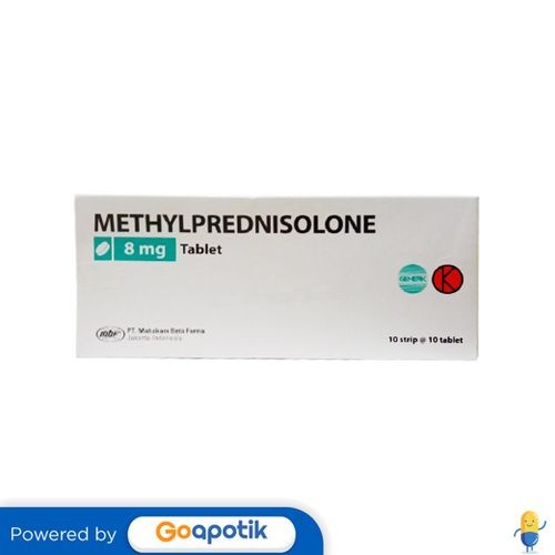 Methylprednisolone Mahakam 8 Mg Box 100 Tablet