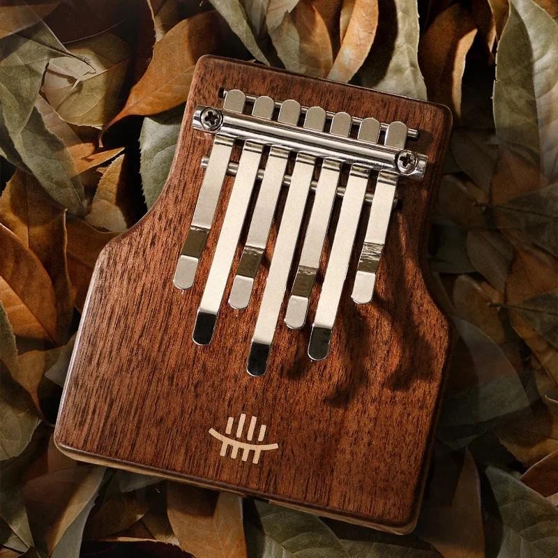 Miniature Kalimba Music Instrument Toy Wood Finger Piano Portable Cute Keyboard Music Gift Strumenti