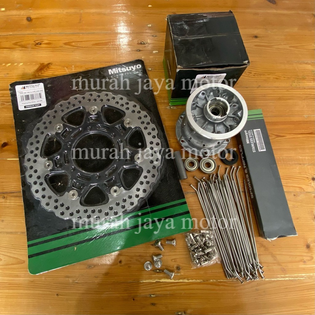 DISC PIRINGAN D-TRACKER set tromol CJDW set ruji stenlis PNP as12mm dan 15mm MITSUYO