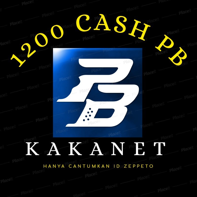 [PBC] Top Up Cash Pb 1200  (Point Blank Zeppeto) HANYA ID SAJA