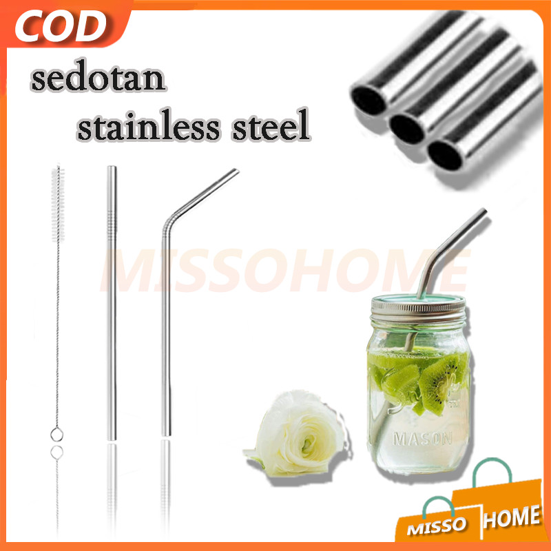 sedotan stainless steel / stainless sedotan  lurus  / sedotan stainless steel melengkung / sedotan s