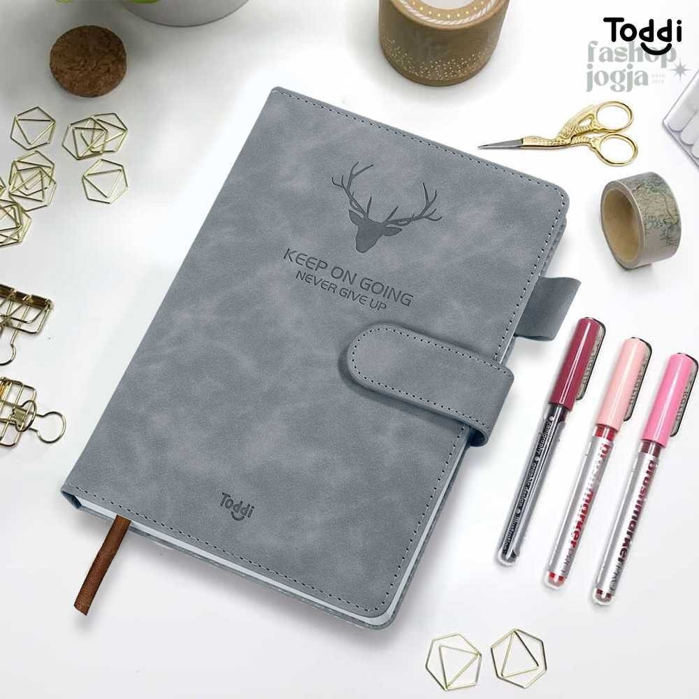 

Toddi Buku Jurnal Hardcover Notebook Diary 68GSM 360 Halaman Grid - TL5