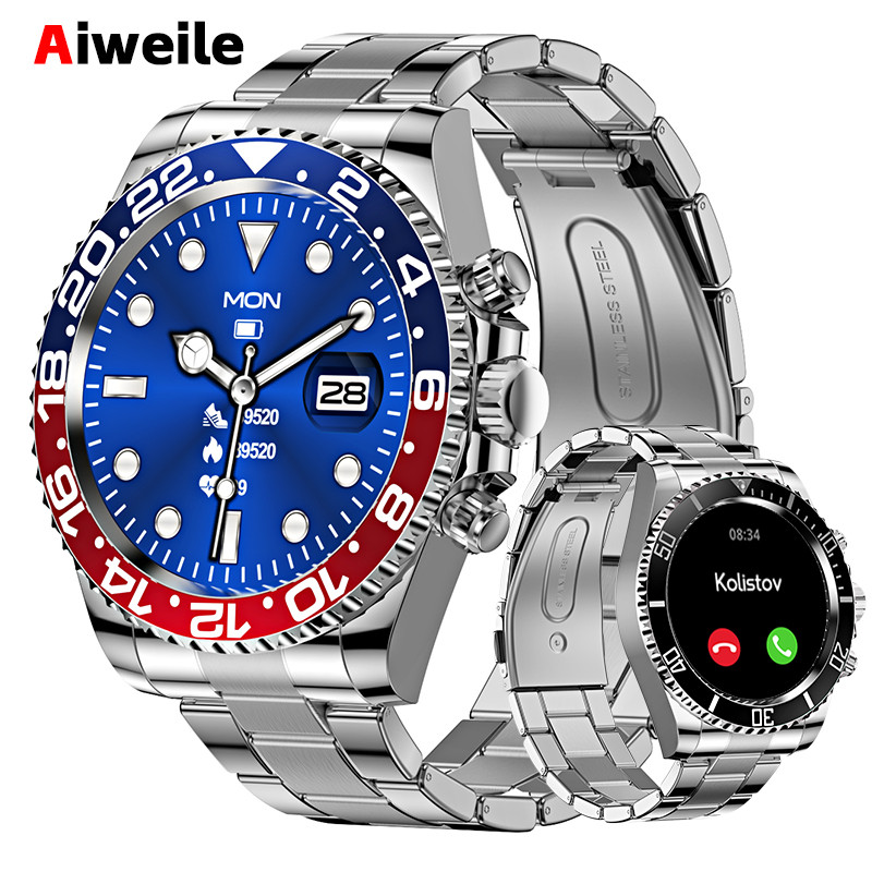 Aiweile AW12 Pro Smart Watch Men High-end Men's Smartwatch for Android Xiaomi Bluetooth Call Rolexxx