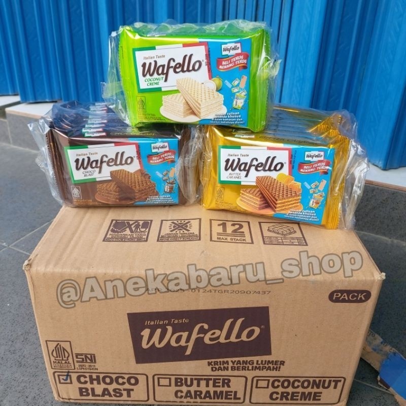 

Wafer Wafello 43 gr ( 1 Renceng / 10 pcs ) PUSAT GROSIR JAJAN murah meriah