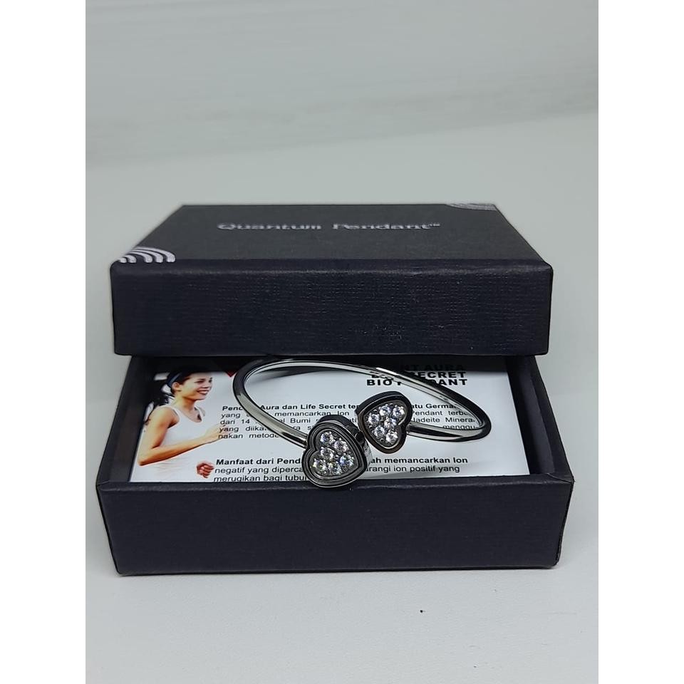 GELANG Quantum Science Energy Pendant Necklace / GELANG Terapi Magnetic/GELANG QUANTUM PENDANT LOVE 