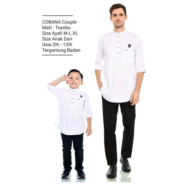 Cobana Moslem - Baju Koko Couple Anak Dan Ayah Model Kurta Pakistan - Koko Couple Ayah Dan Anak