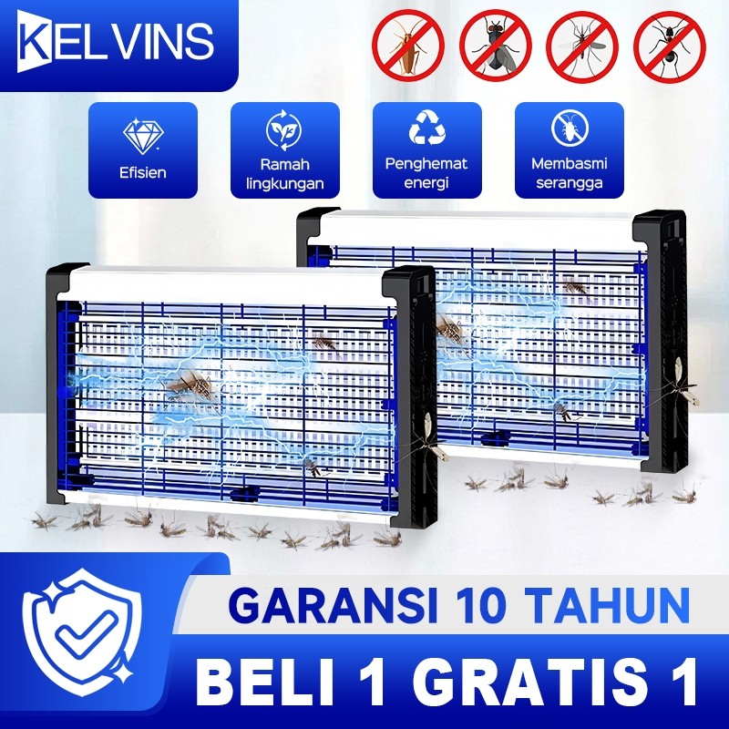 SF56TH Kelvins Pengusir Nyamuk Elektrik Insect Killer Mosquito Killer Perangkap Nyamuk Lalat Bug Zap