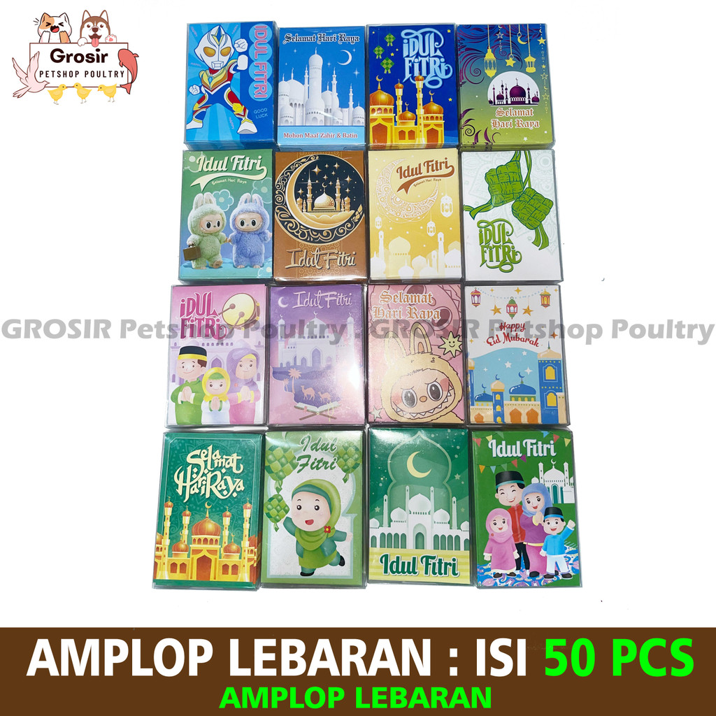 

MURAH amplop lebaran | amplop grosir murah | amplop mika isi 50 | amplop lucu | amplop estetik