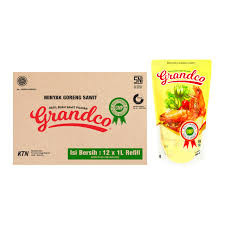 

Minyak Goreng Grandco 1 Liter / Minyak Goreng Grandco 1 Dus