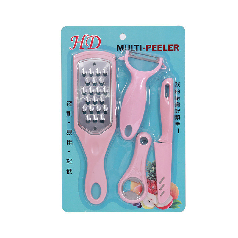 Venus Store - Parutan Pengupas Kentang Wortel Set Warna - Lengkap Kecil Mudah Digunakan