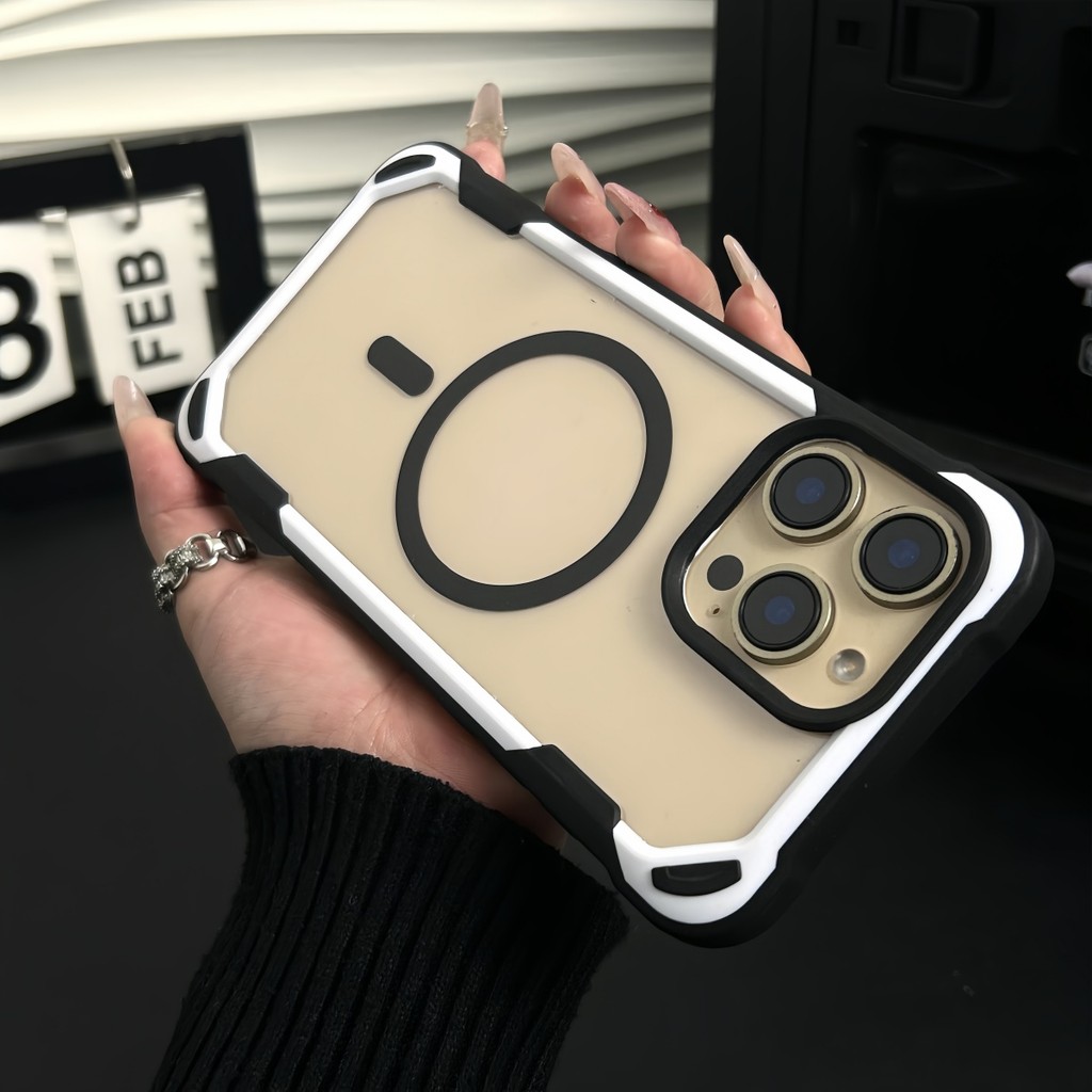 New Luxury Magnetic Shockproof Armor Phone Case for iPhone 15 14 13 12 11 Pro Max 11pro 15pro Hardca