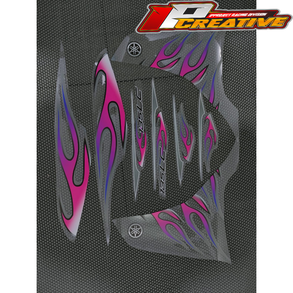 STRIPING TRANSPARAN MX NEW 135 / LC 135 FLAME