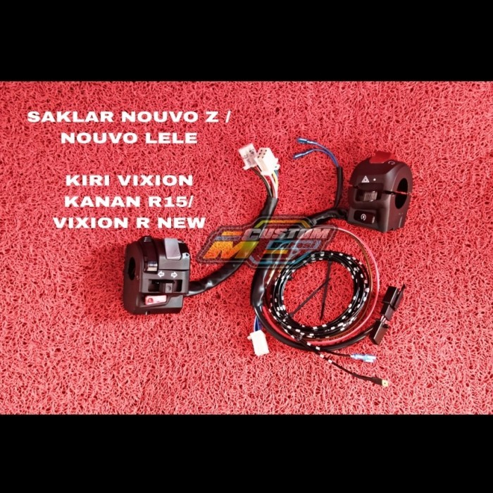 Saklar Nouvo Kiri Kanan Saklar Vixion R15 PNP Nouvo z Nouvo Lele - KIRI KANAN