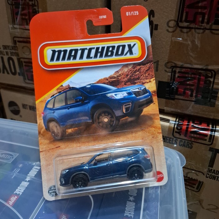 Matchbox 2019 Subaru Forester biru JBP41