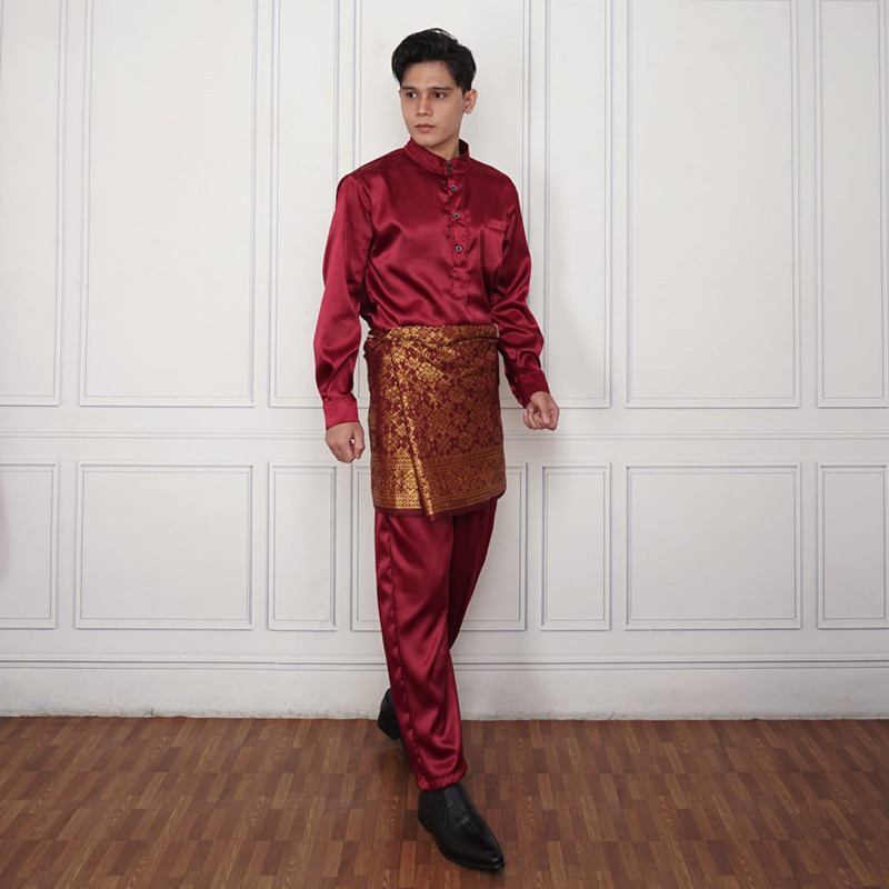 AK Baju Kurung cwok Set /Baju kurung melayu Pria / Set baju Kurung Melayu pria/ Set kebaya Malaysia 