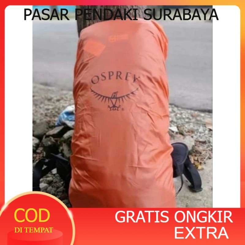 RAIN COVER TAS CARRIER 30 I 40 I 60 I 80 LITER / RAINCOVER BAG CARRIER / JAS HUJAN CARRIER / PELINDU