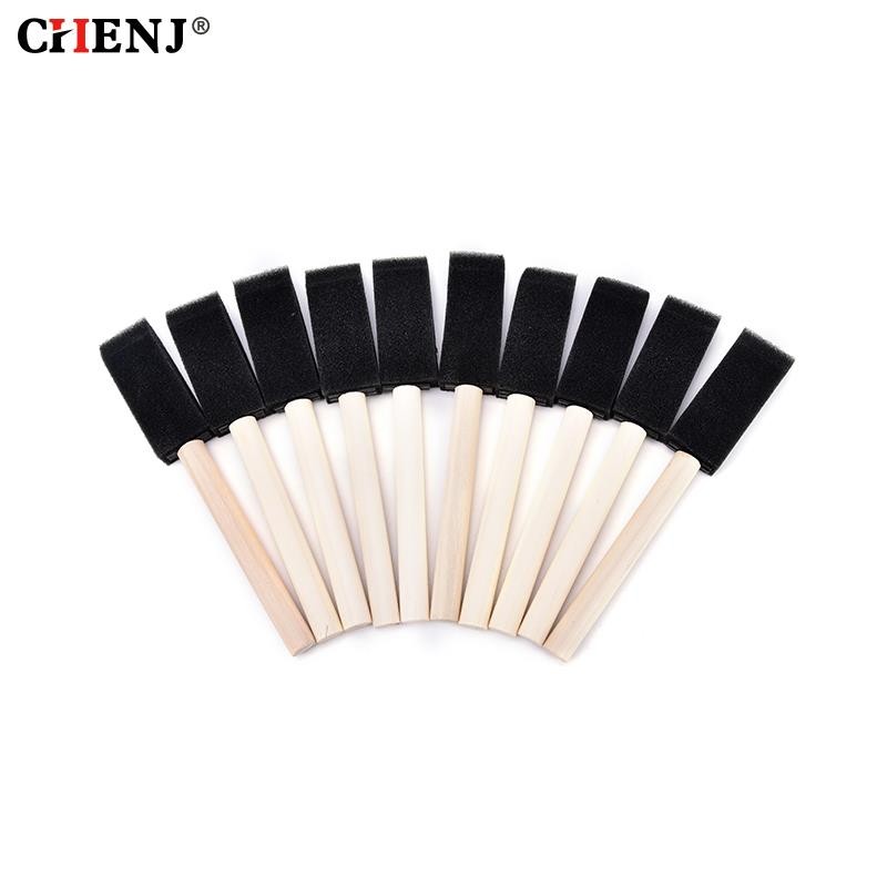 

10Pcs/set Sponge Paint Brush Toys Wooden Handle Seal Sponge Brushes Kids Children Drawing Painting Graffiti Tools School Supply