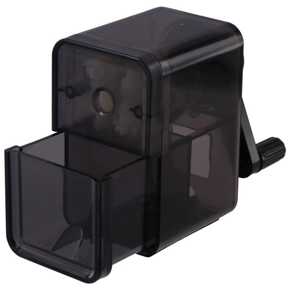 

Upgraded 1PC Pencil Sharpener Black Stronger Manual Pencil Sharpener Helical Blade Low Noise Home