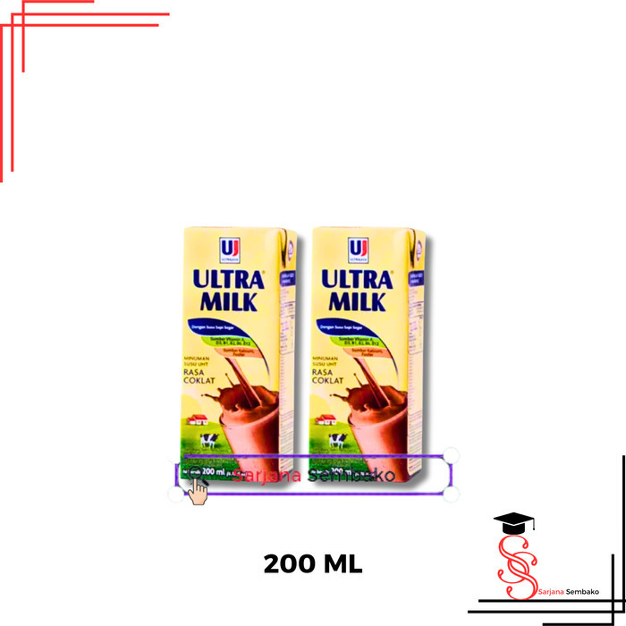 

Ultra Milk Cokelat Susu UHT - 200ml