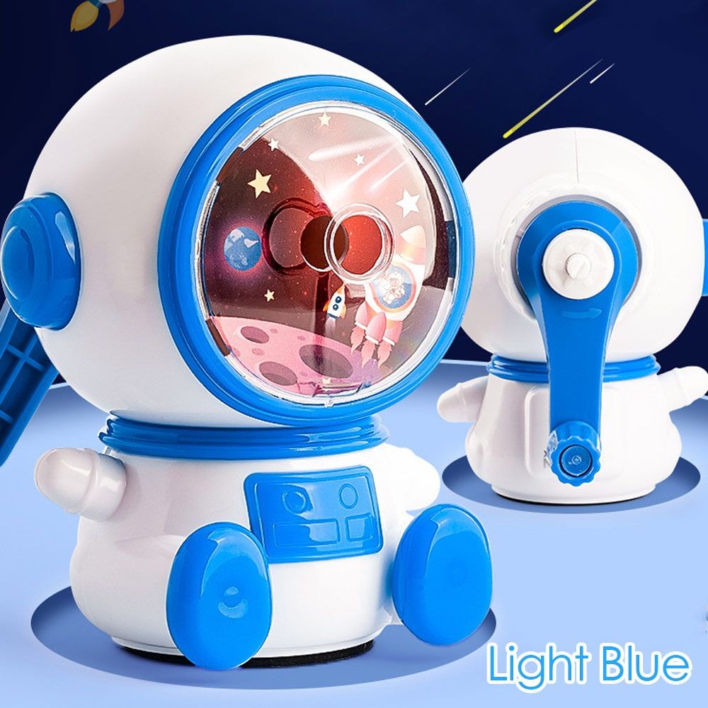 

Alloy Steel Astronaut Pencil Sharpener Manual Third Gear Adjustable Hand-cranked Mechanical Tool Cartoon Creative Stationery