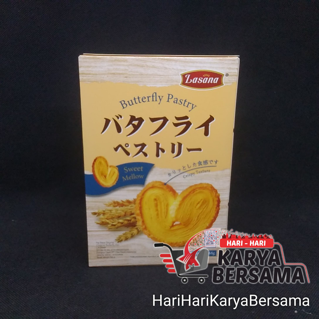 

MAKANAN RINGAN LASANA BUTTERFLY PASTRY 68GR