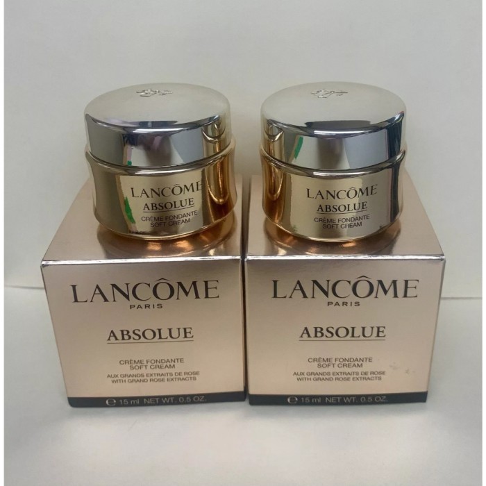 Pelembab Lancome Absolue Creme Fondante Soft Cream 15ml Original Regenerasi Krim Lembut Mencerahkan