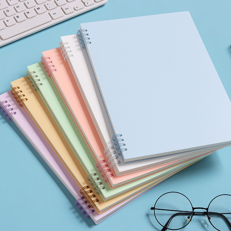 

A5 Morandi Spiral Notebook coil Notepad Daily Weekly Agenda Planner Notebooks Stationery Office School Supplies