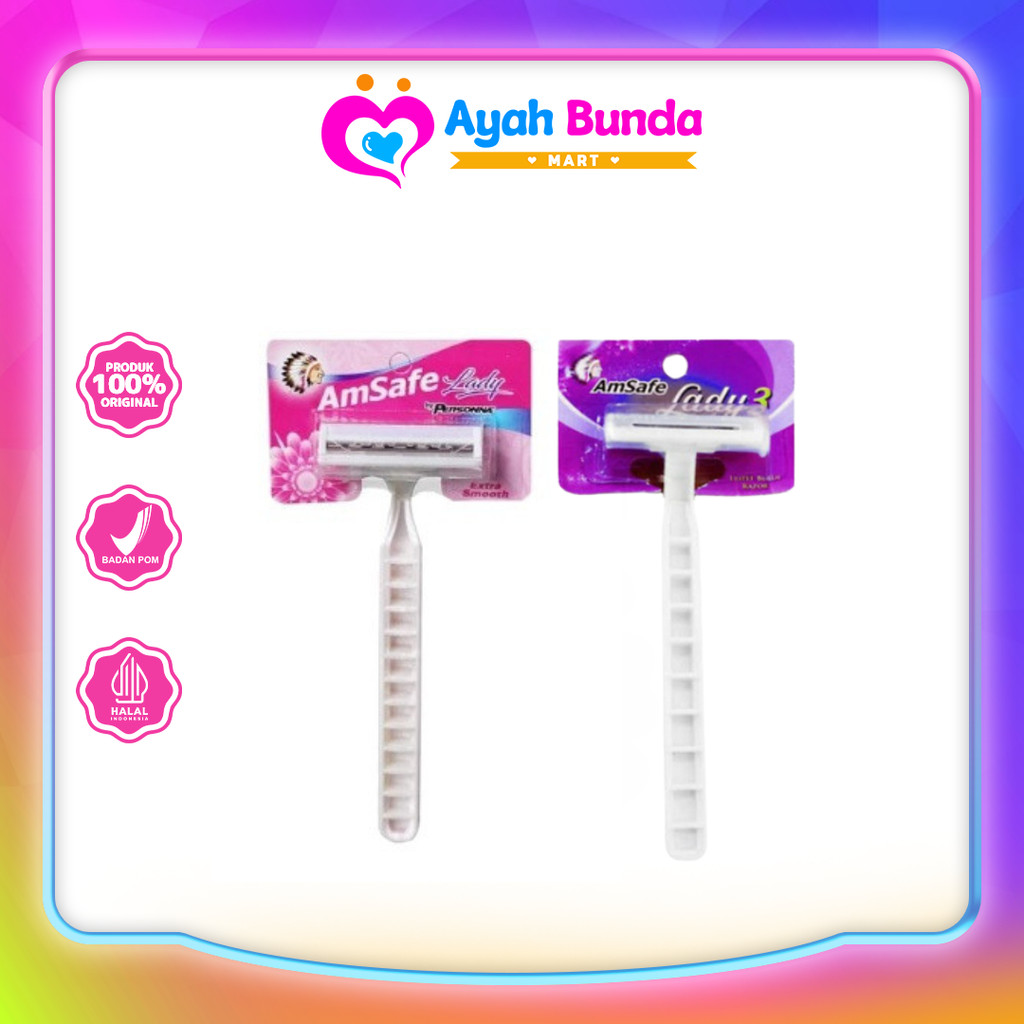 AmSafe Series Alat cukur wanita AmSafe Absolute AmSafe Lady AmSafe Red | Ayah Bunda Mart