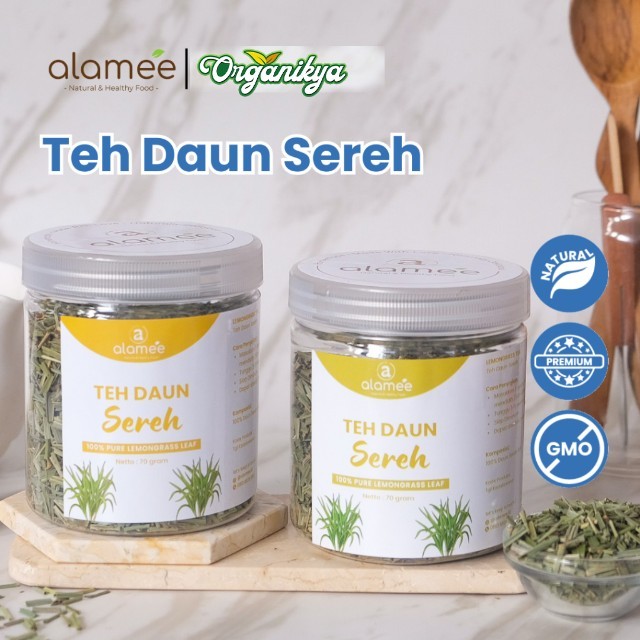 

ALAMEE Lemongrass Leaf Tea Teh Daun Sereh Organik Kering Dried 70gr organikya