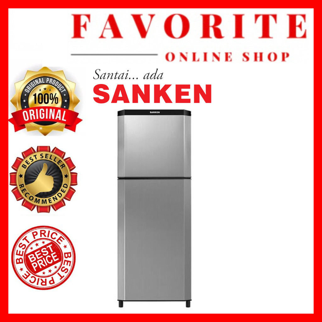 KULKAS SANKEN 231 2 PINTU KULKAS SANKEN 2 PINTU SK-V 231 ACB LEMARI ES 2 PINTU SK-V231ACB 230 LITER