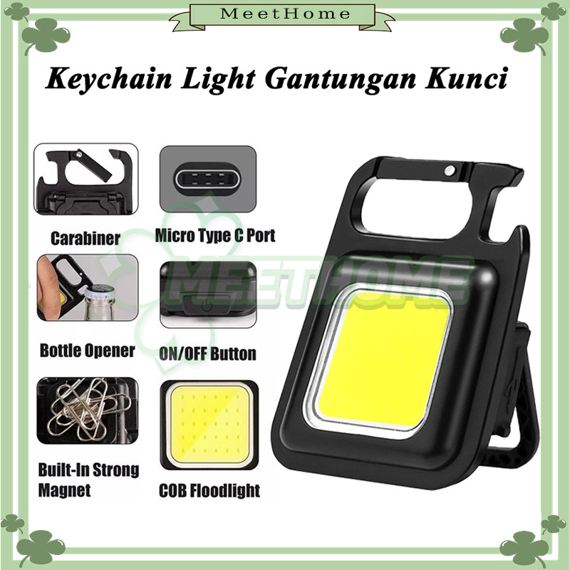 Keychain Light/Lampu Gantungan Kunci Multifungsi/Gantungan Kunci Senter Mini Led/Senter Mini Lampu L